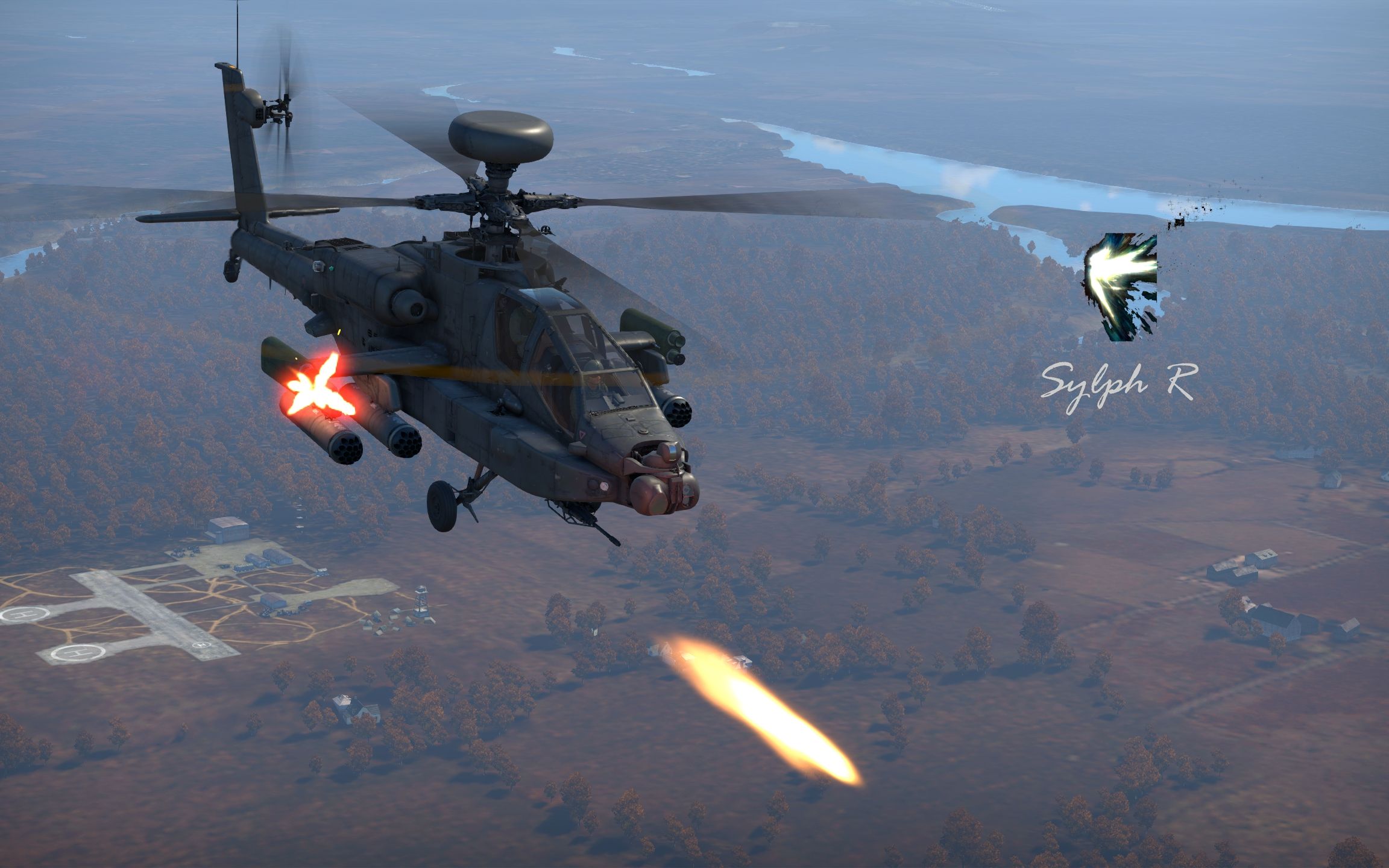 ahmk1星光阿帕奇优雅的直升机cas战争雷霆