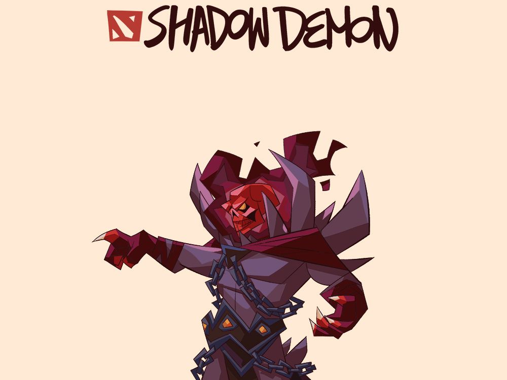 暗影恶魔-绘画过程