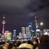 2019年12月31上海外滩跨年倒计时，灯光秀+武警人墙+人山人海