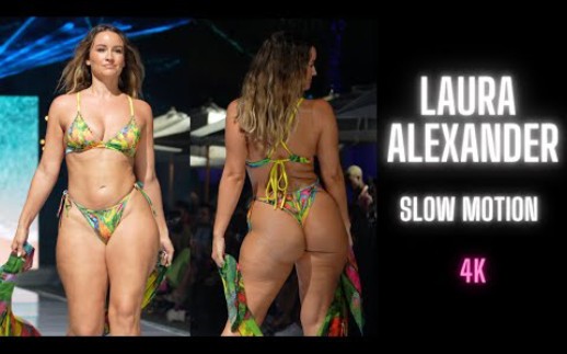 Laura Alexander Slow Motion 4k - Miami Swim Week 2023 Performance