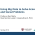 【哈佛大学】ECON 1152 利用大数据解决经济和社会问题 | 全18讲 | 中英字幕