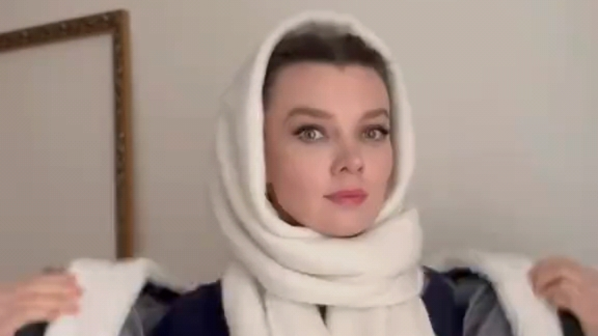 三种像戴帽子一样戴围巾的方法 冬季围巾