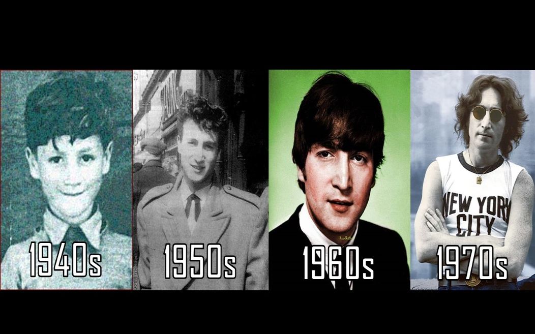 约翰列侬颜值变化史（1940-1980）