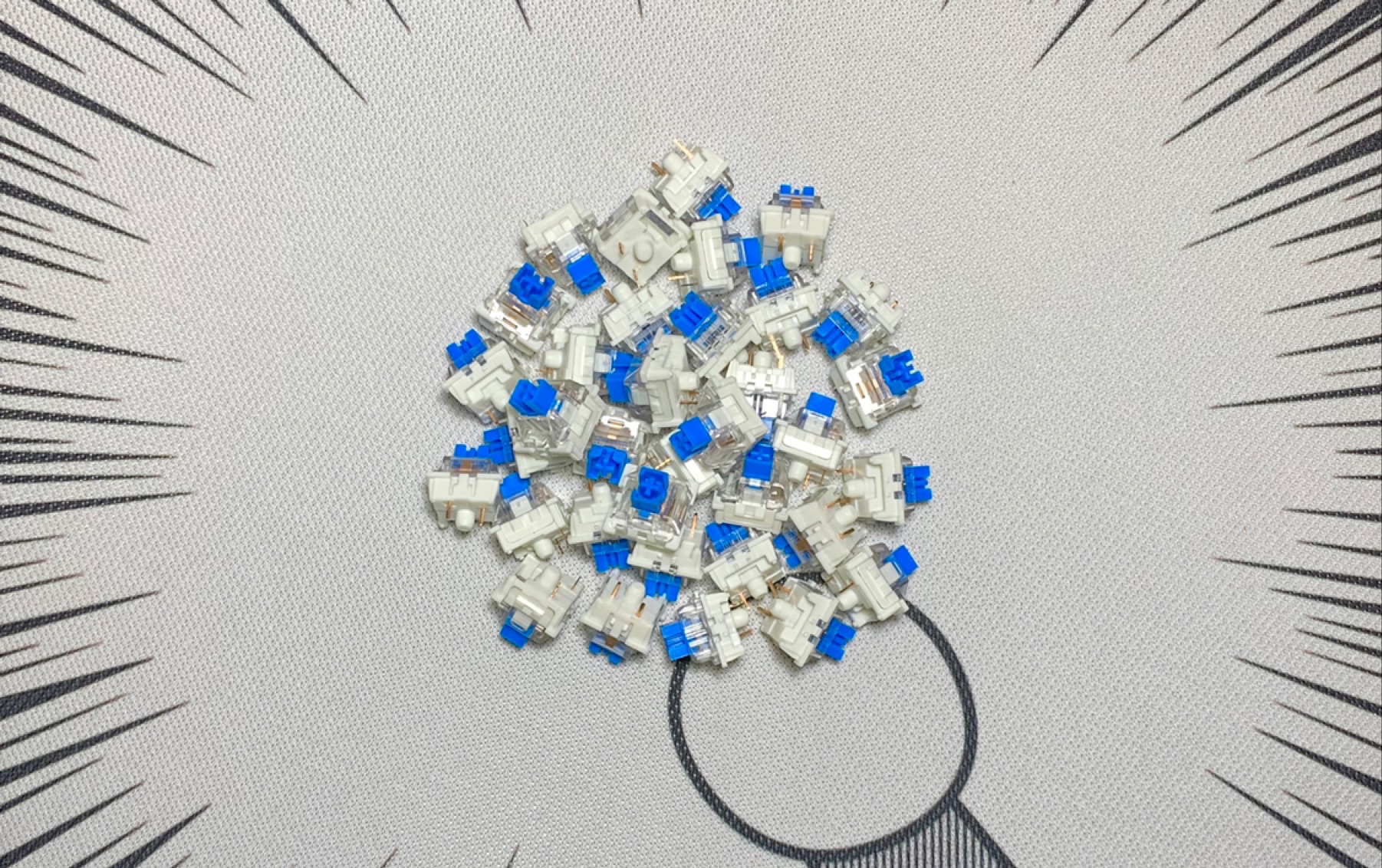 噼里啪啦！高特防尘青轴 试打 p02 麦克风录制