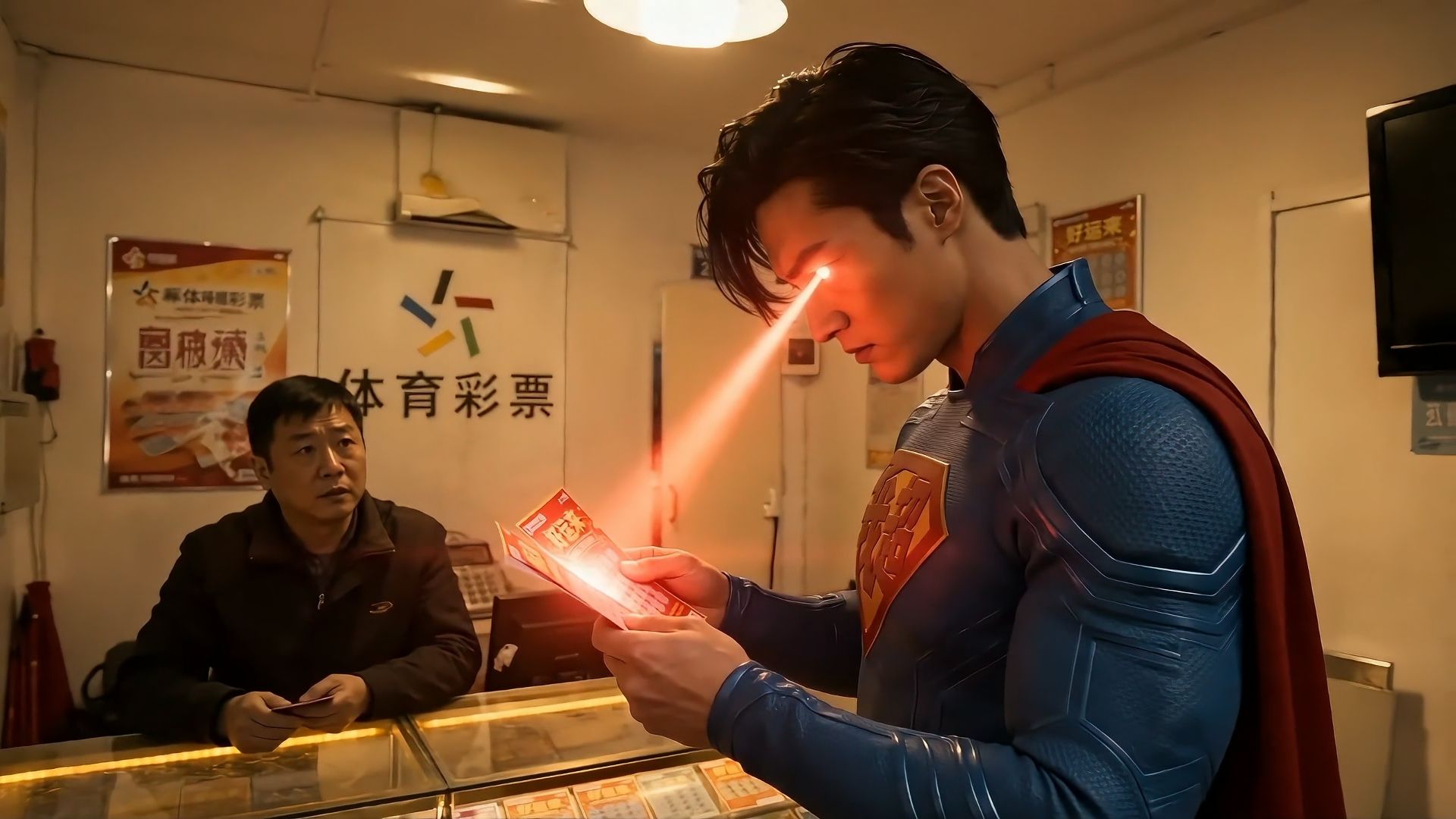 我的超人堂哥用透视眼玩刮刮乐？！