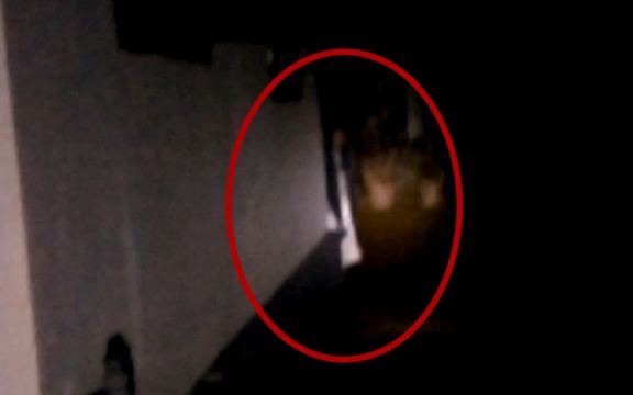 野外废屋探险遭遇恐怖女鬼