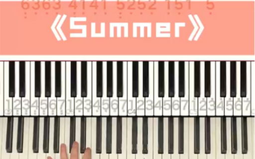 菊次郎的夏天《summer》钢琴简谱教程。如果每一个混蛋的内心都住着一个天使该多好啊！喜欢正男
