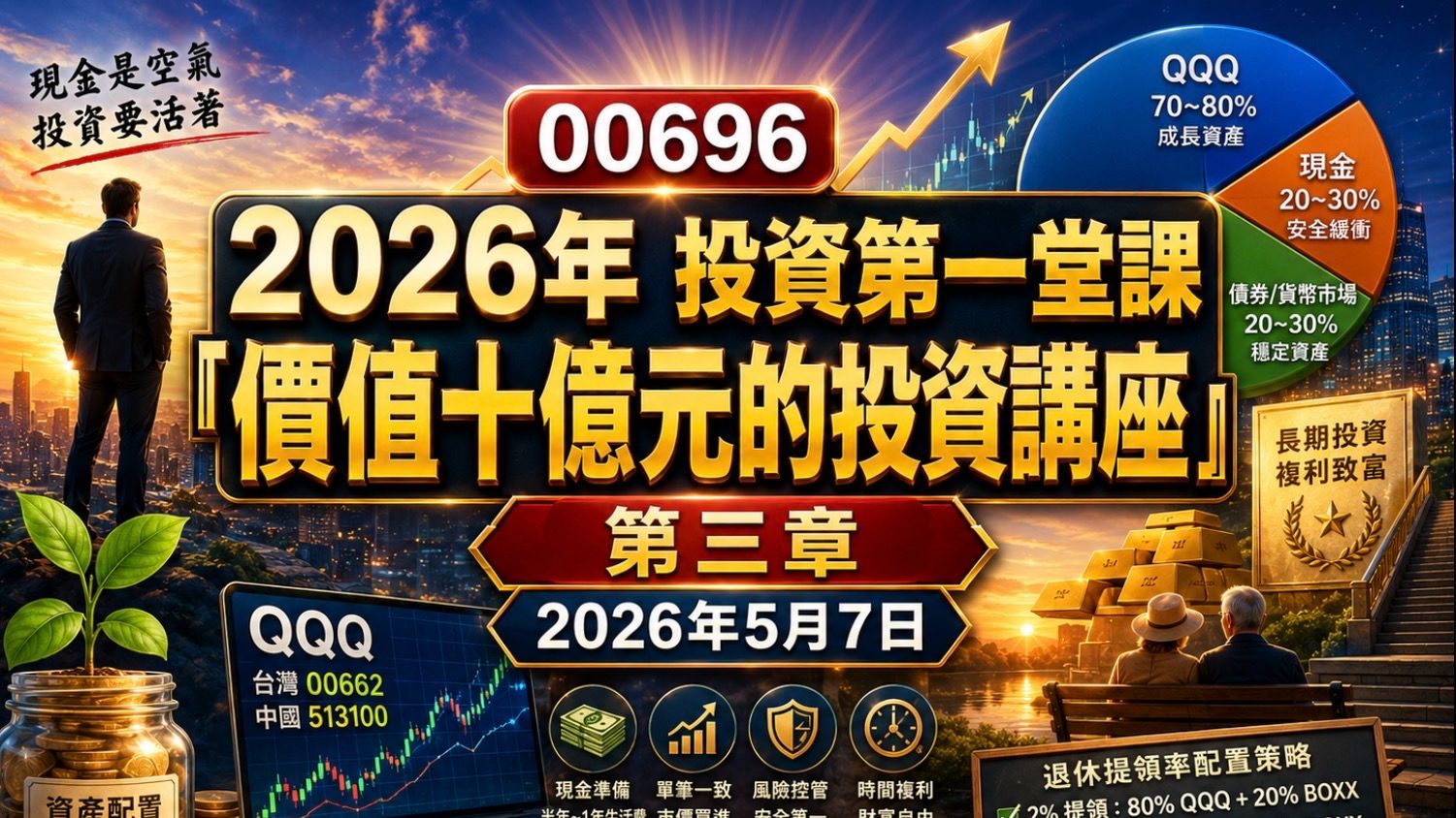[00696] 2026年 投资第一堂课『价值十亿元的投资讲座』第三章 2026年5月7日—CLEC投资理财频道