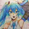 初中生画初音未来