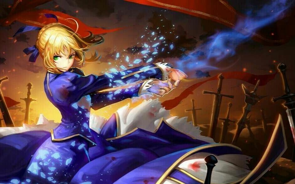 fate高燃saber吾王剑锋所指吾等心之所向