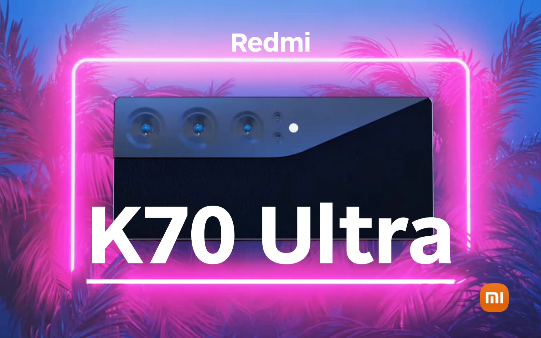性价比机皇!【小米 Redmi K70 Ultra 概念宣传片！】直角边框！三主摄镜头！大logo设计！硬朗风格！