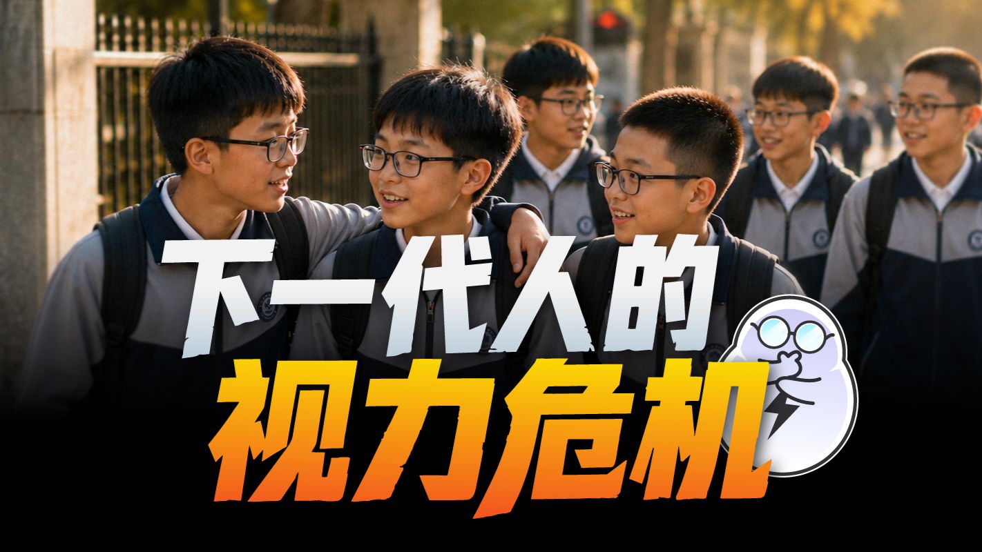 7亿人近视，8成高中生戴眼镜，谁来拯救下一代的视力