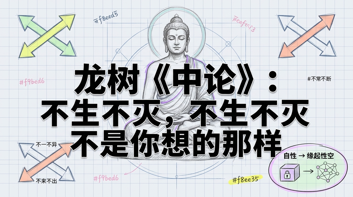 龙树中论 | 破解2000年的空性误区 | 认知觉醒的底层逻辑