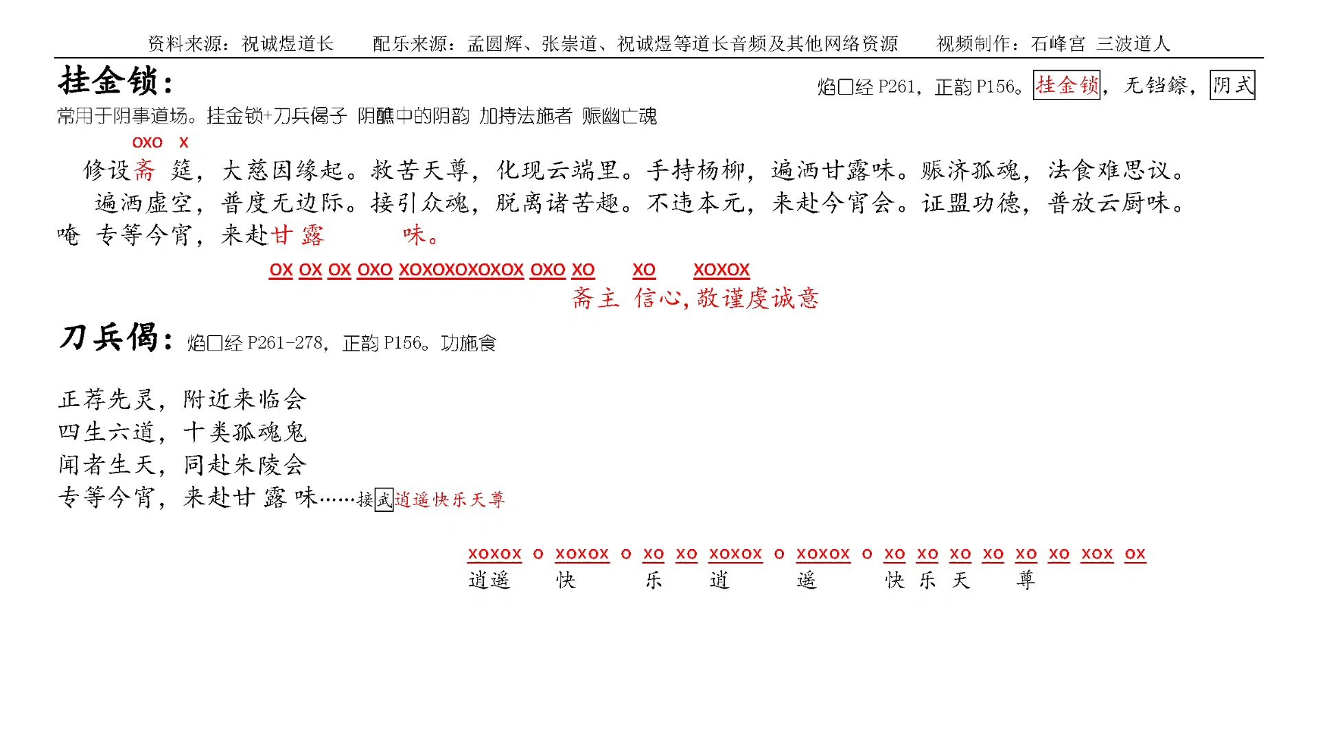 十方韵板路练习宝典：挂金锁+刀兵偈