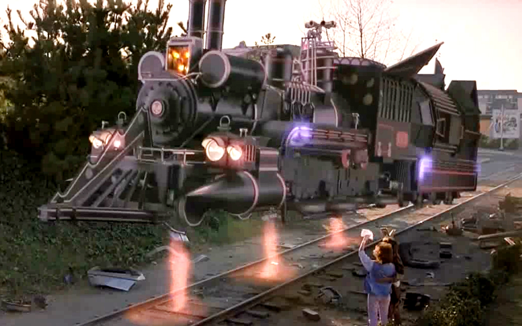 【越哥】火车居然也能飞？博士把火车头改造成时光机，这下可以随心所欲的穿越时空了！