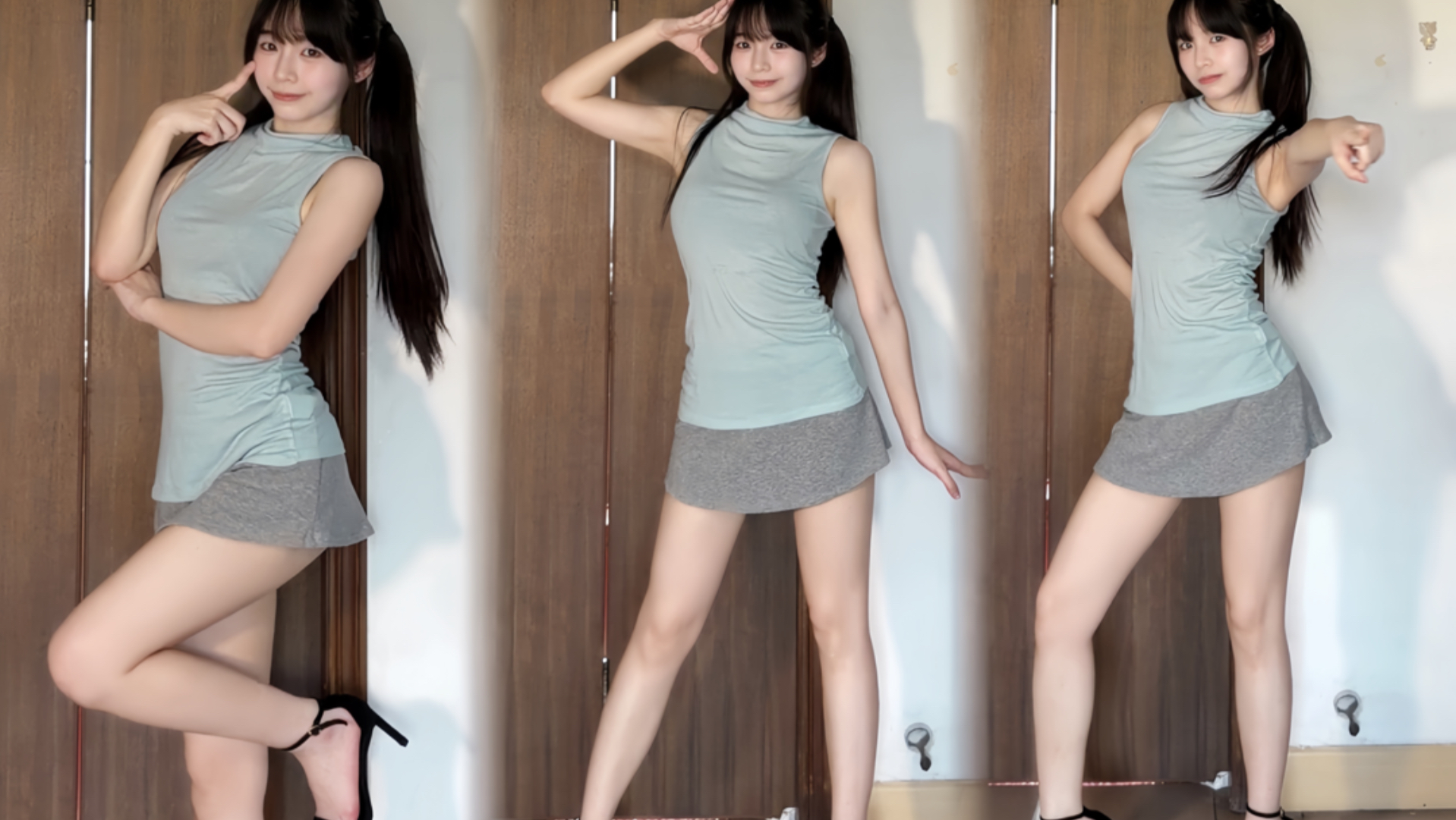 第一次跳舞遭到滑铁卢…依旧高跟鞋驯服四肢！？