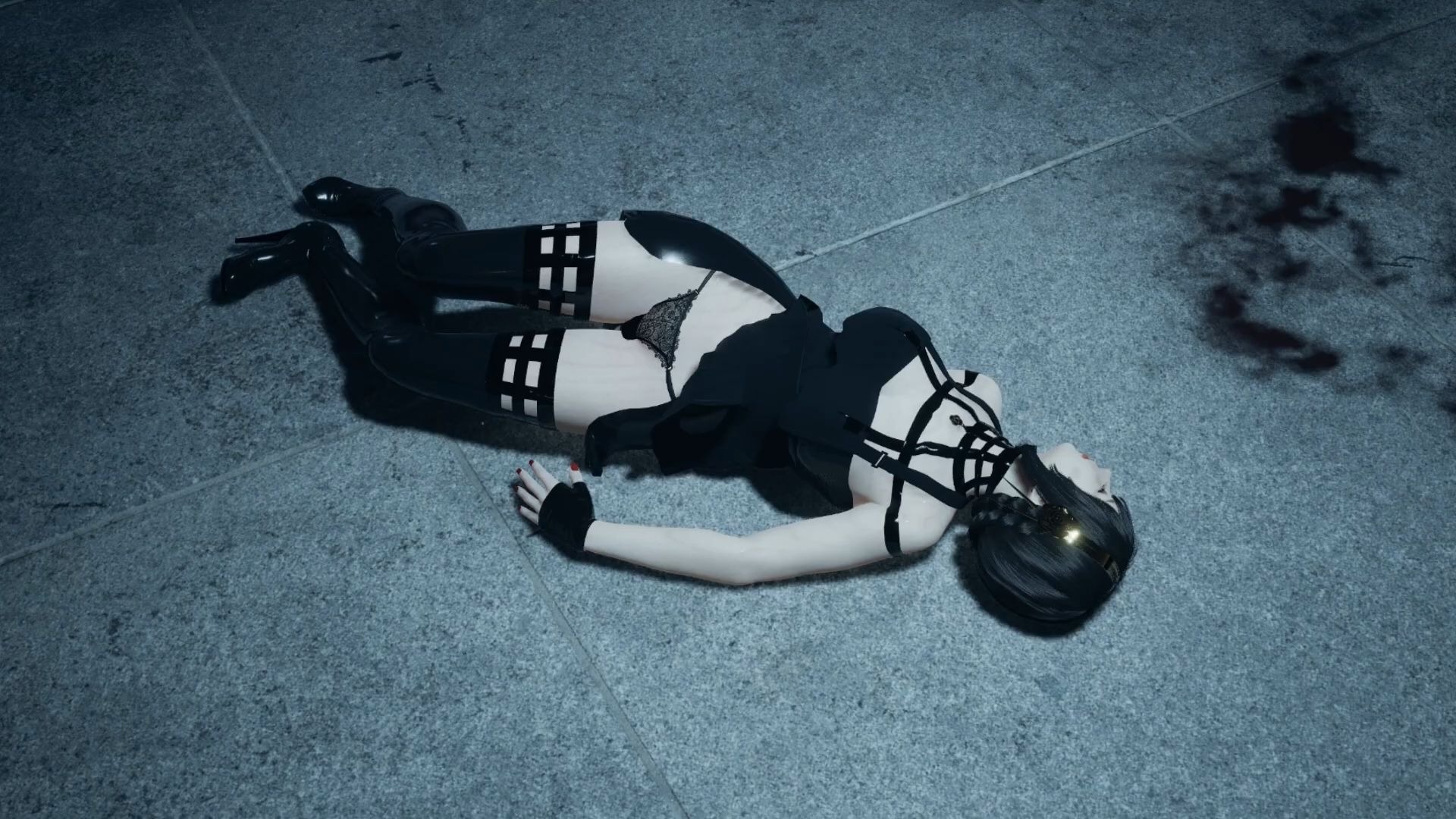 《致命解药》穿晚礼服的小姐姐不敌怪物 战败