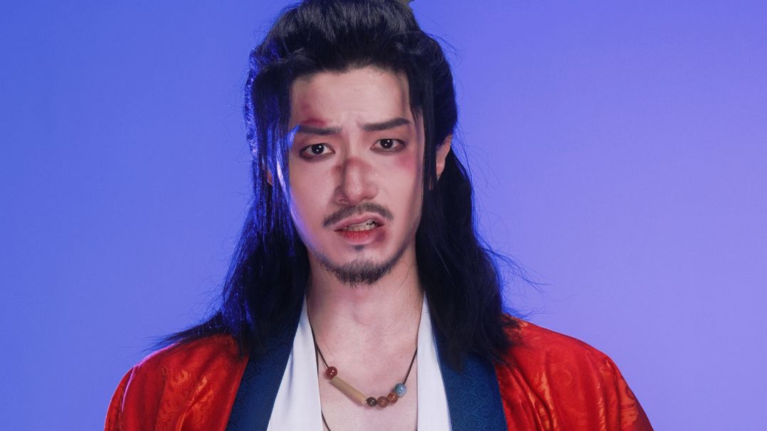自己做了服化道出cos 钟离权真人版