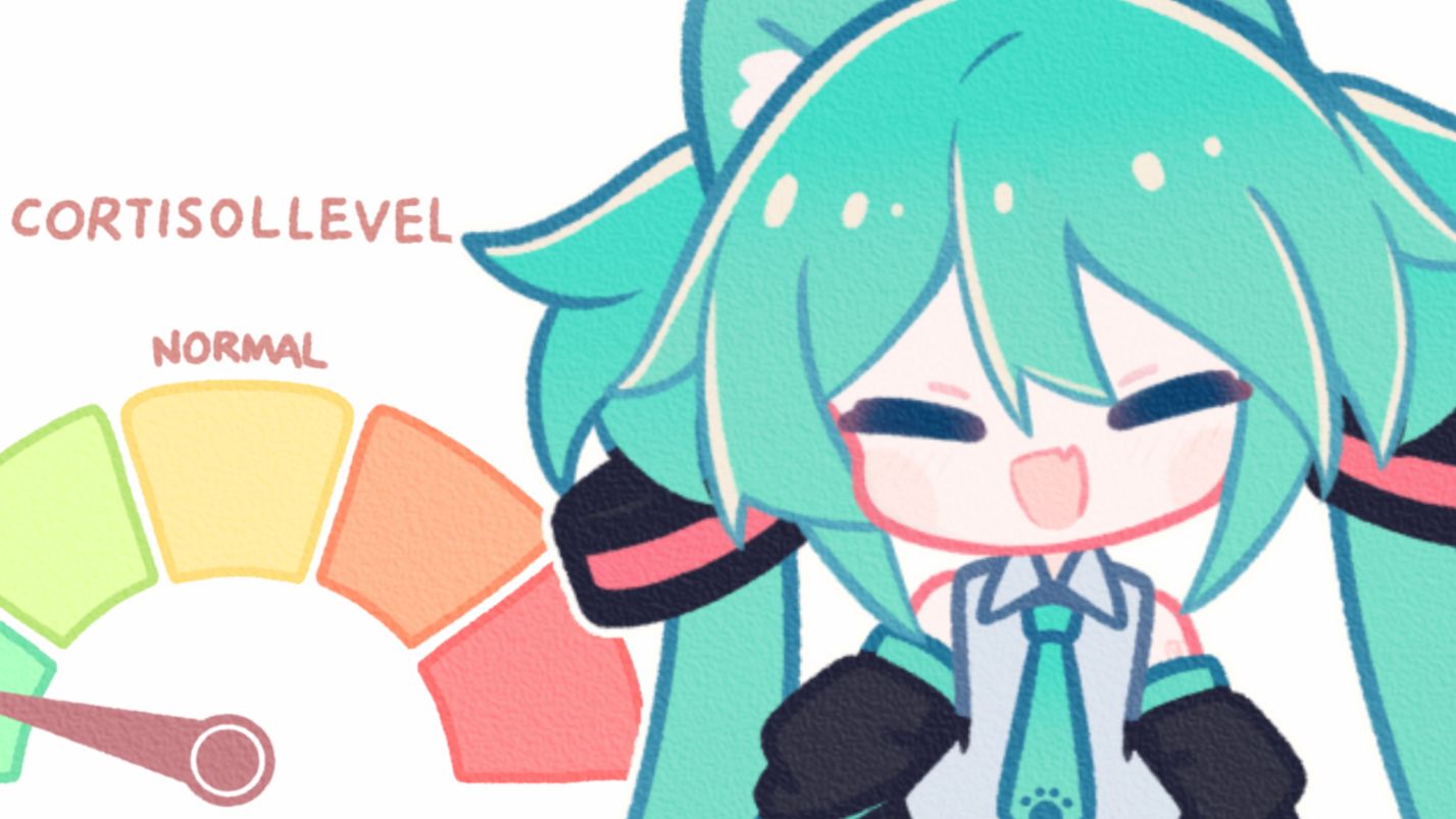 【miku/meme】关注一直卡在12.9感觉憋着一口气-低皮质醇
