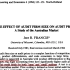 [审计经典论文]Francis(1984) The effect of audit firm size on audit