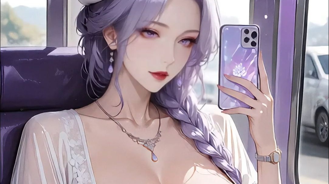 姐姐在公交车上玩嗨了