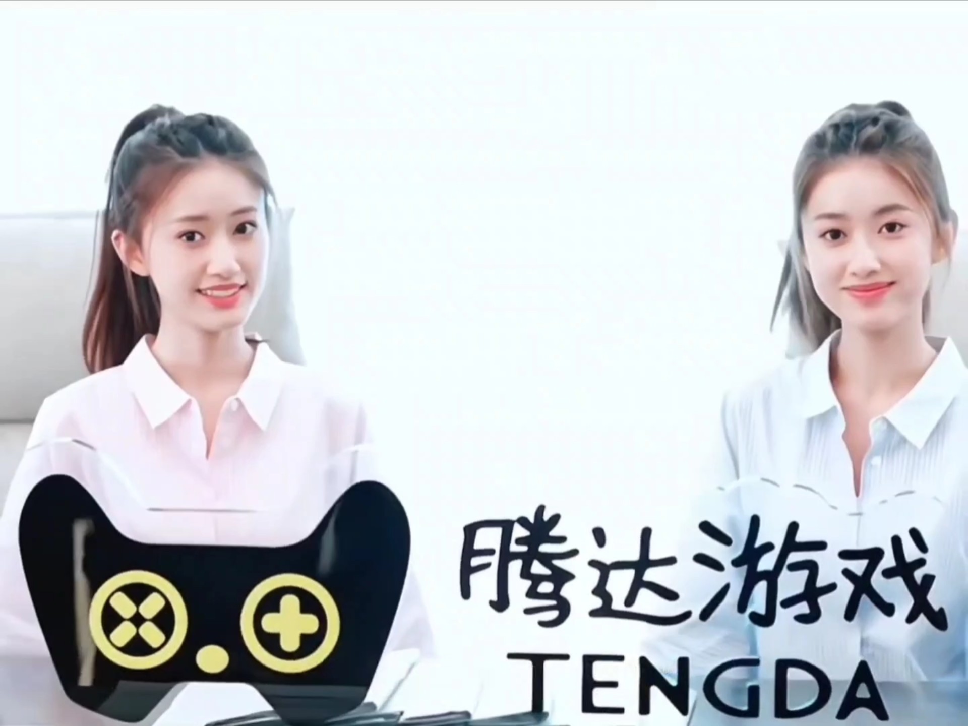 前台本来就漂亮就好，双胞胎就更漂亮了