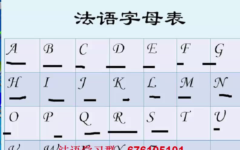 法语学习入门零基础学习法语_哔哩哔哩(゜-゜