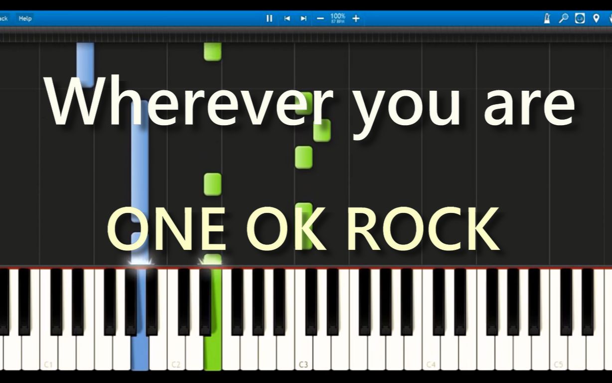 【钢琴MIDI】Wherever you are / ONE OK ROCK