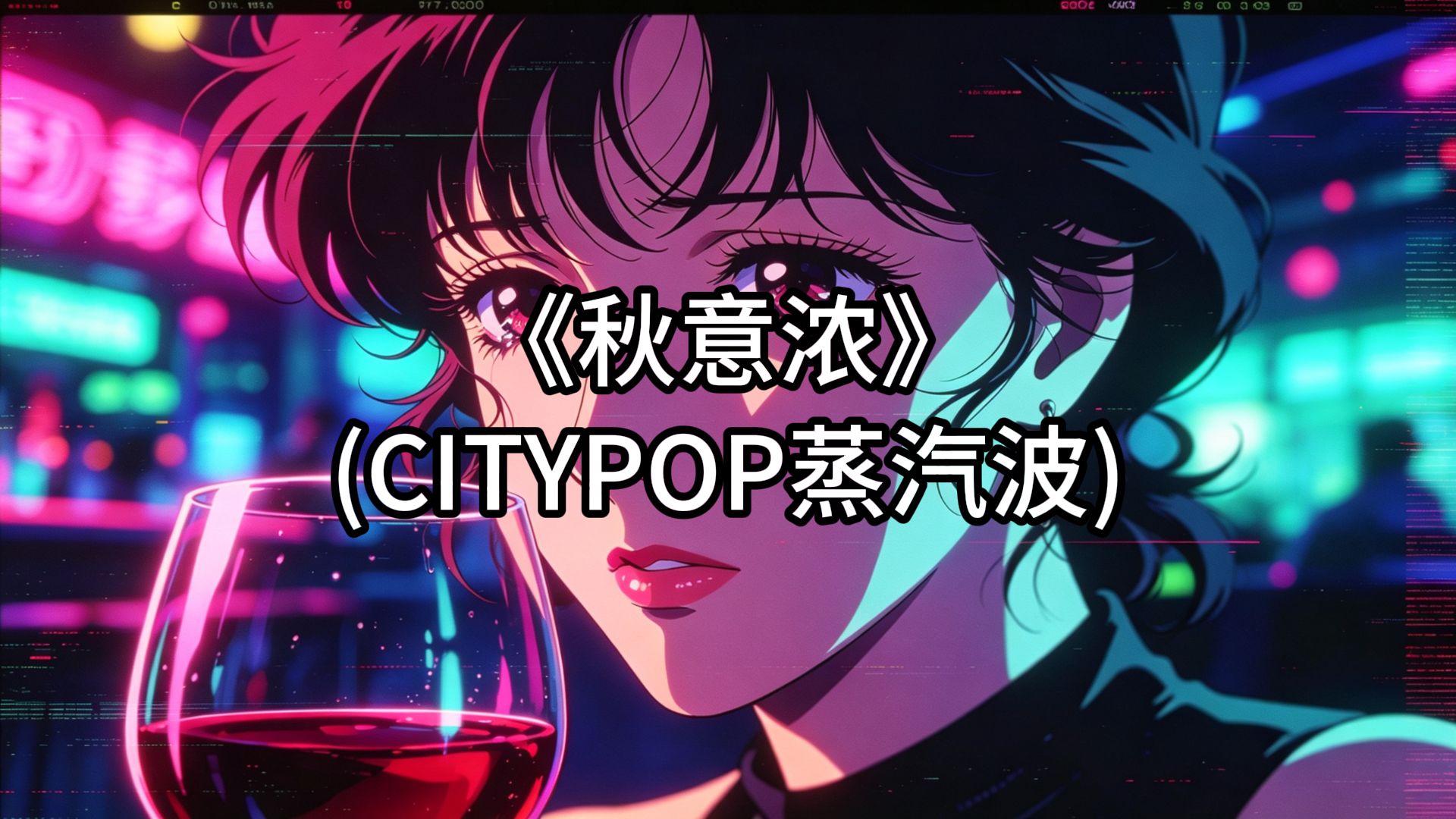 张学友《秋意浓》CITYPOP蒸汽波COVER迷幻合成器