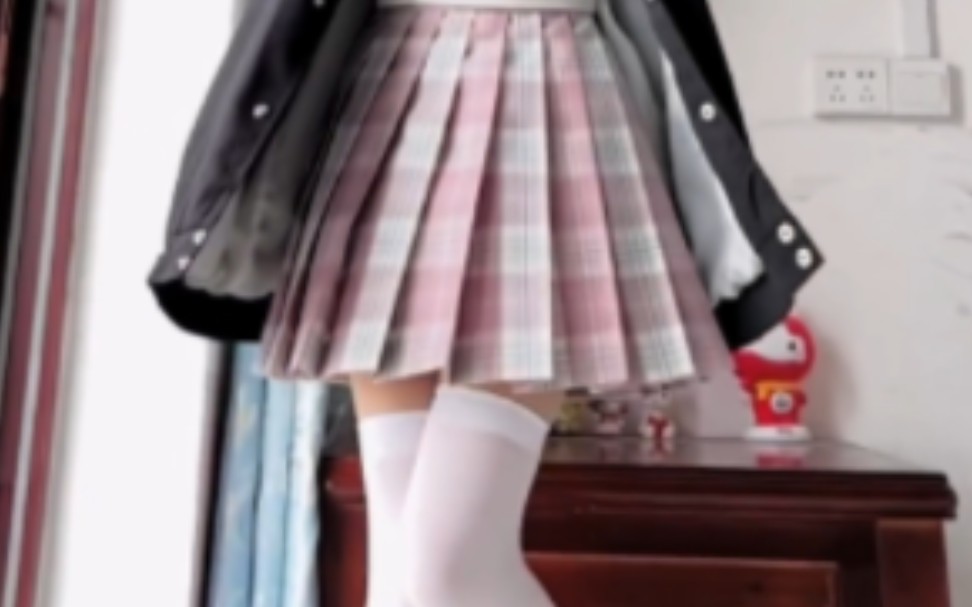 jk white silk knee high like it