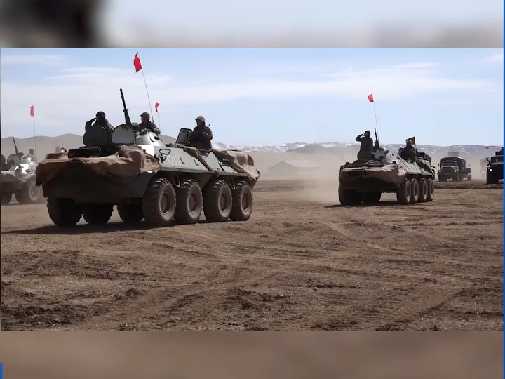 【蒙古国】蒙古装甲部队演习