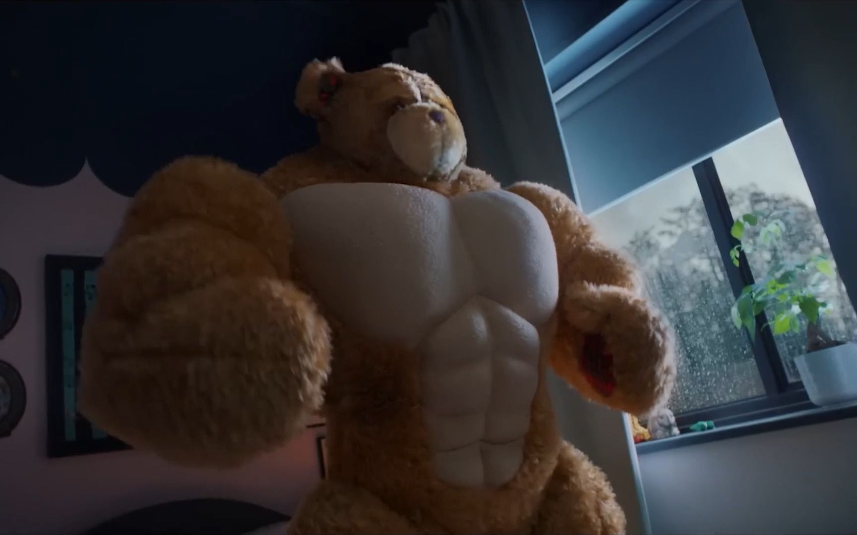 宜家创意广告：肌肉熊熊的守护！这才是猛男该看的广告...