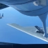 两大轰炸机B-2、B-52进行空中加油