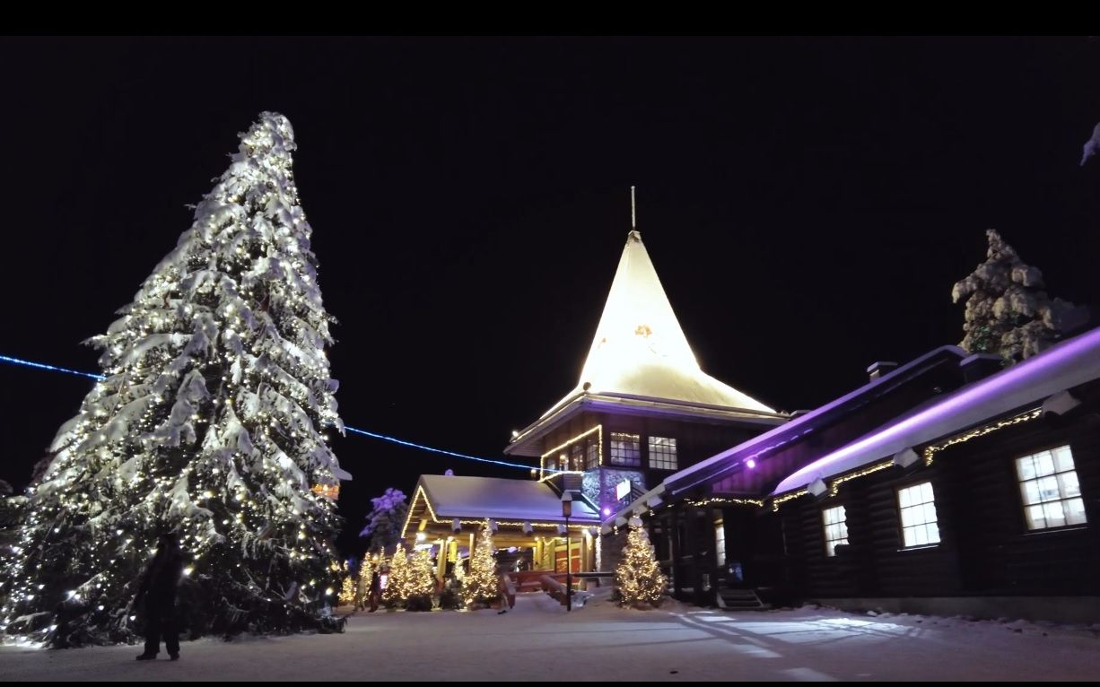 【超清芬兰】漫步冬季的罗瓦涅米圣诞老人村 (1080P高清版) 2022.12