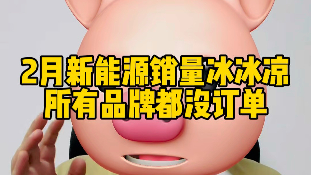 2月新能源销量冰冰凉，比亚迪只有9万辆