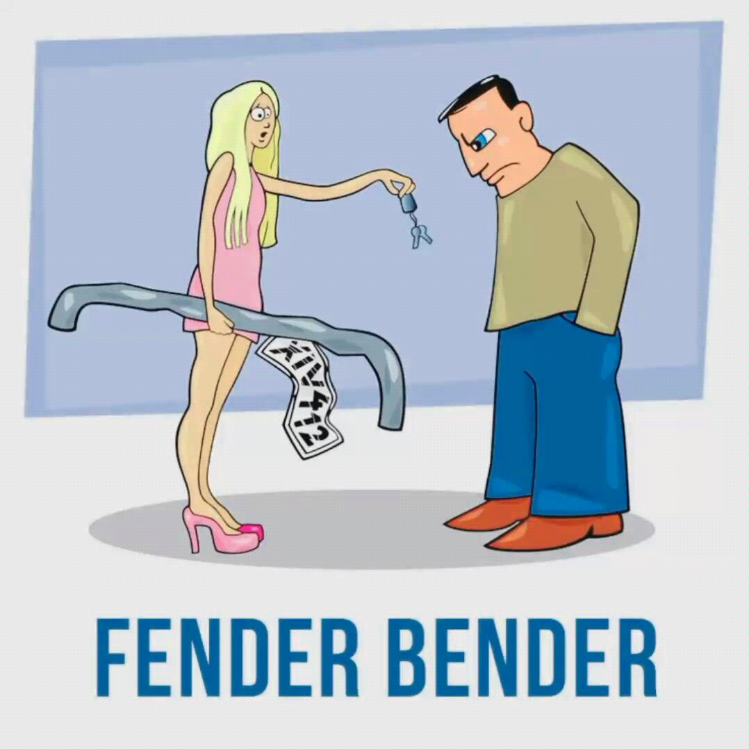 Fender bender meaning