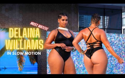 Delena Williams in Slow Motion | New York Swim Week 2023