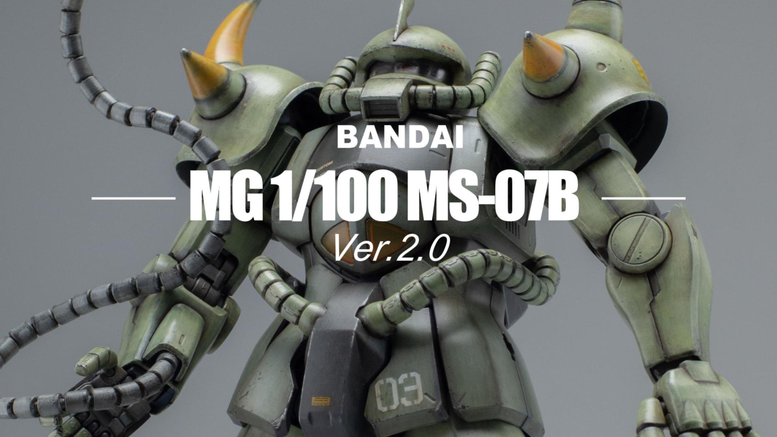 [笔涂作品展示]BANDAI MG MS-07B 老虎 Ver.2.0