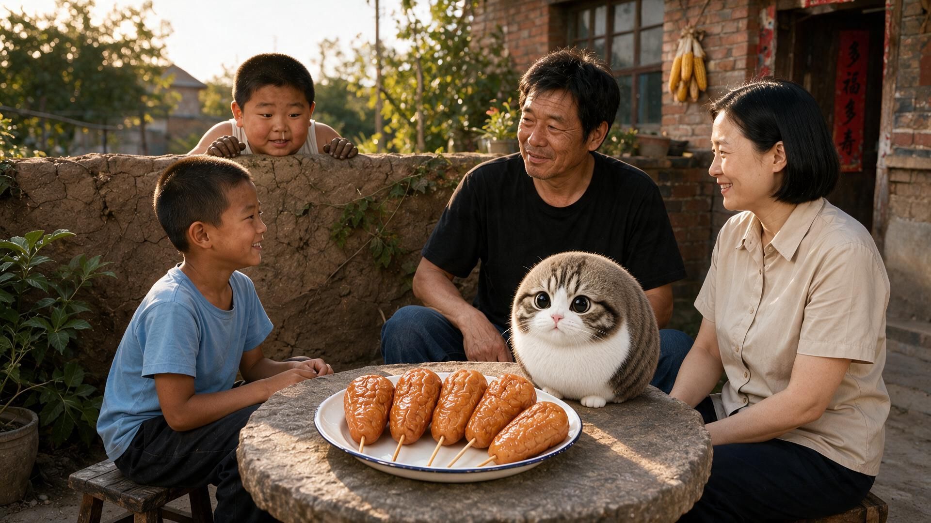 沉浸式体验，在家带着妙脆角猫做“鸡腿面包”零食的一天。【AI全民制作人】