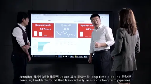 微软POWER BI 官网宣传视频