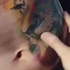 谁说的彩色纹身恢复好后颜色淡的啊？别晒太阳.保养好就可以