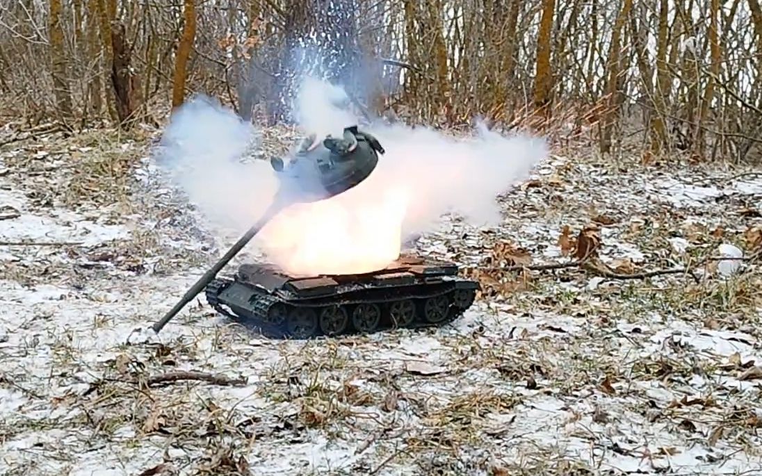 T-62坦克 殉爆