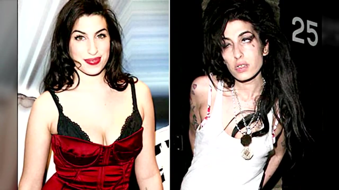 震惊。。。10位名人吸毒前后对比 10 Celebrities Before And After Drug Use