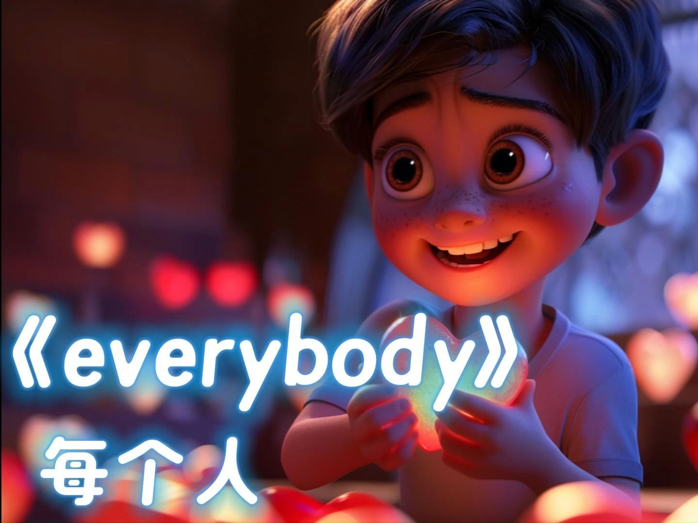 《everybody》每个人英文歌曲背景视频