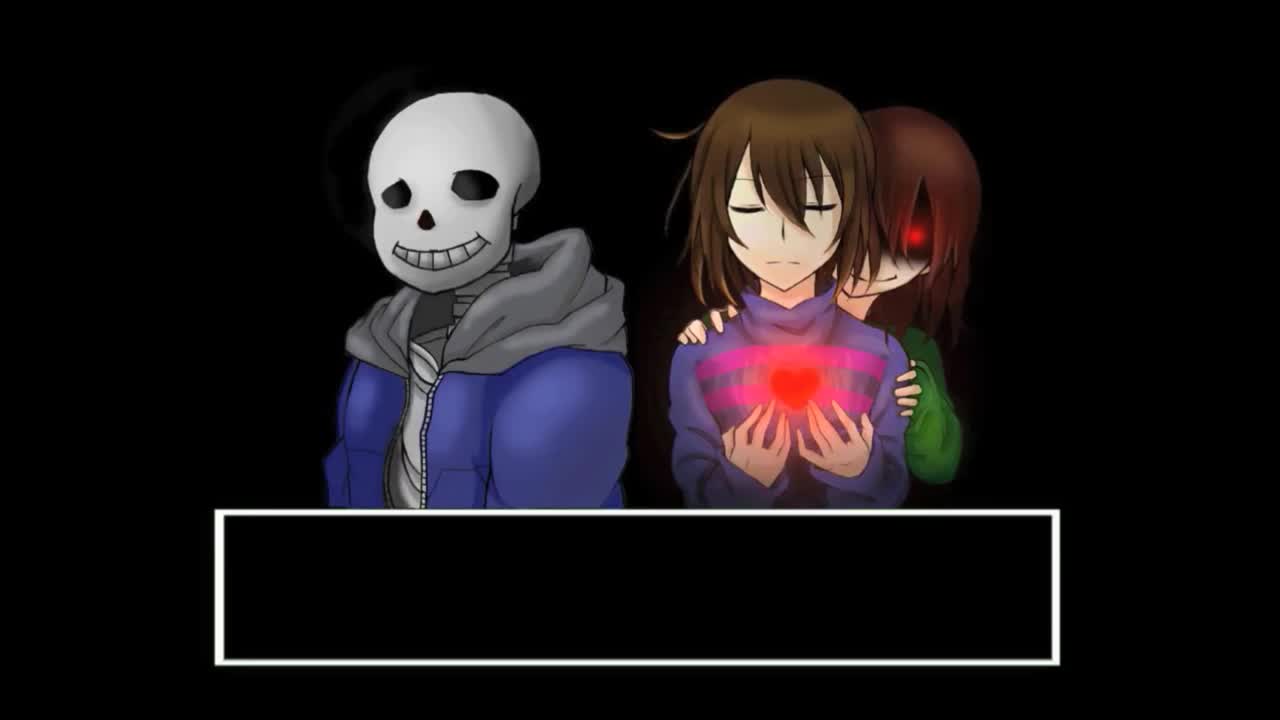 【undertale】- stronger than you trio ( sans frisk and chara)