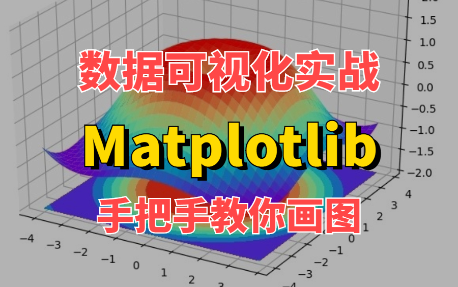 这是我今年看过最强的Matplotlib数据可视化教程 手把手教你画图！小白也能看懂！（Python数据分析丨数据可视化丨matplotliba教程）