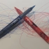 ： 红 笔 和 蓝 笔