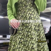 这条连衣裙上身气质甜美！绿色真的很显白