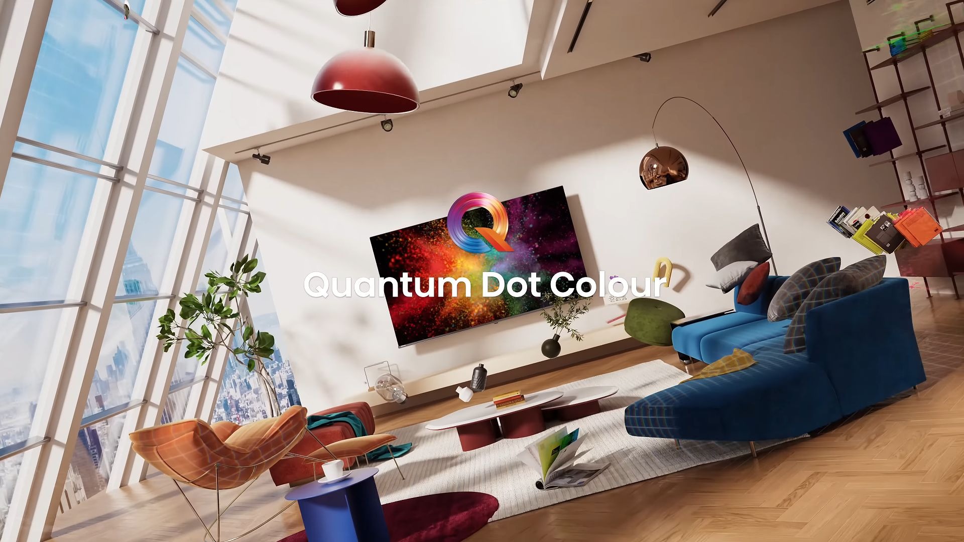 【动态设计】C4D动态短片 - Hisense丨Q6 QLED 4K TV