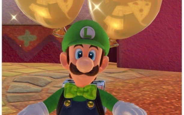 在Nintendo store和Luigi聊天